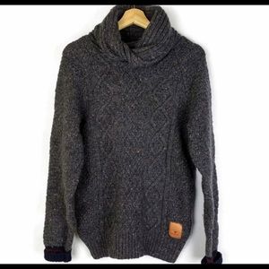 Scotch & Soda Twisted Shawl Yarn Pullover Sweater